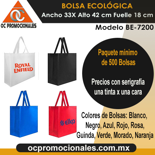 bolsa ecologica non woven
