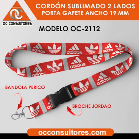 cordon porta gafete personalizado
