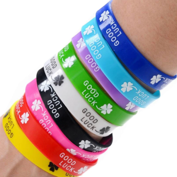 pulsera silicon con serigrafia